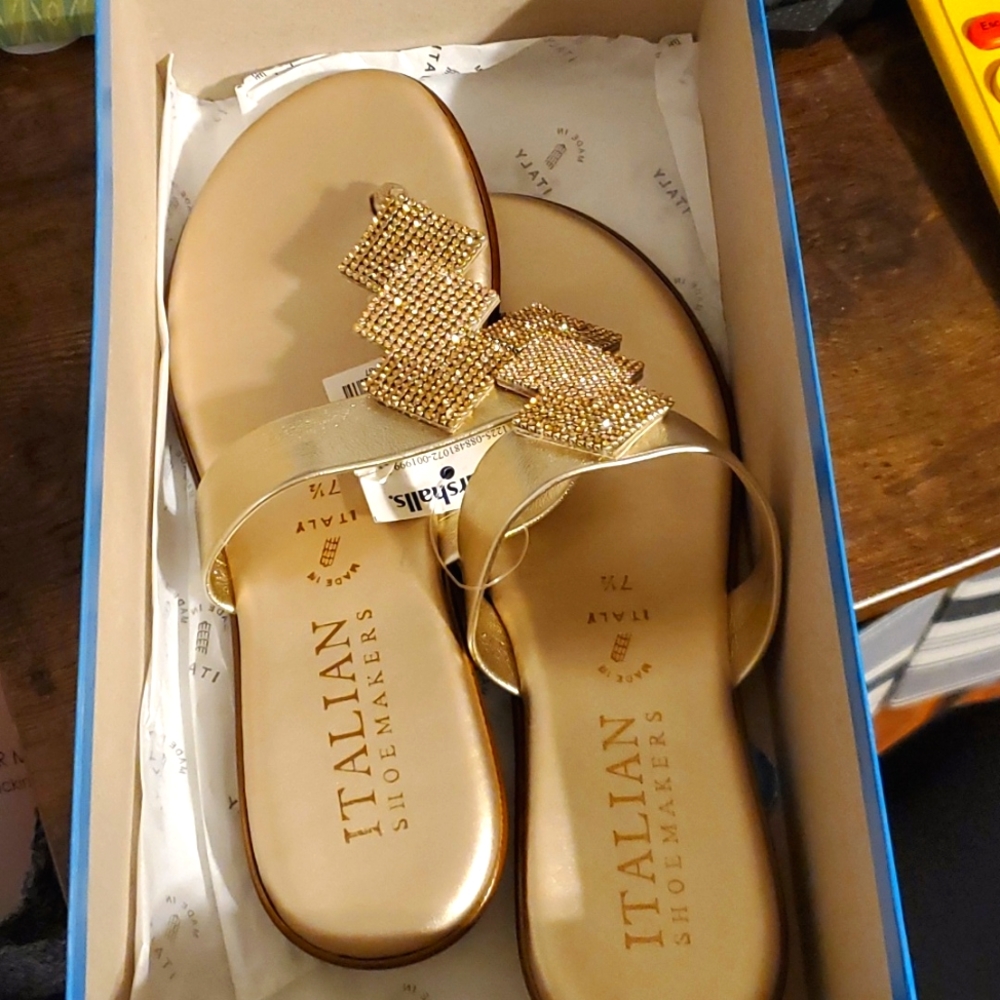 Italian shoemaker size 7.5 sandals